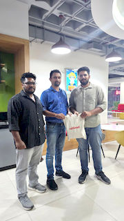 upGrad Dehradun office - student and parents with the counselling team after their study abroad session